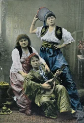 Kvinnor i haremet i Konstantinopel, 1896